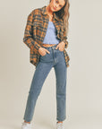 The Kayla Plaid Flannel Jacket