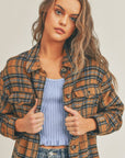 The Kayla Plaid Flannel Jacket