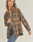 The Kayla Plaid Flannel Jacket