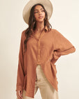 The Kendall Self-tie Front Shirt