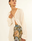 The Kendall Self-tie Front Shirt