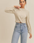 The Kiara Mock Neck Top