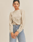 The Kiara Mock Neck Top