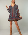 The Leo Bohemian Print Dress