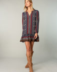 The Leo Bohemian Print Dress