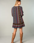 The Leo Bohemian Print Dress