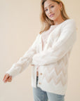 The Liam Eyelash Cardigan