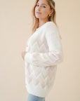 The Liam Eyelash Cardigan
