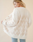 The Liam Eyelash Cardigan