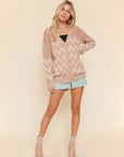 The Liam Eyelash Cardigan