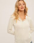 The Lilly Thermal Henley Top