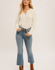 The Lilly Thermal Henley Top
