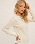 The Lilly Thermal Henley Top