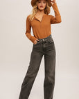 The Lilly Thermal Henley Top