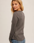 The Lilly Thermal Henley Top