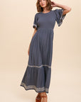 The Saige Smocked Maxi Dress