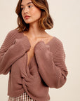 The Wes Overlay Twisted Sweater