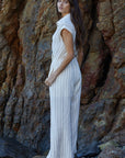 The Tobi Striped Linen Jumpsuit