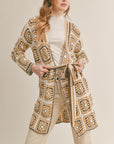 The Bliss 70's Crochet Cardigan