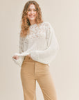 The Maison Open Knit Sweater