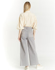 The Greer Ankle Length Wide Leg Denim by OAT NY
