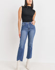 The Vicki High Rise Straight Jeans