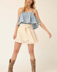 The Waverly Denim Bodysuit