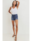 The Weekend Dark Wash Jean Shorts by Just Black Denim