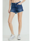 The Weekend Dark Wash Jean Shorts by Just Black Denim