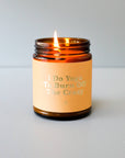 Yoga Mantra Candle by JaxKelly