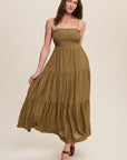 The Zuri Smocked Bodice Maxi Dress