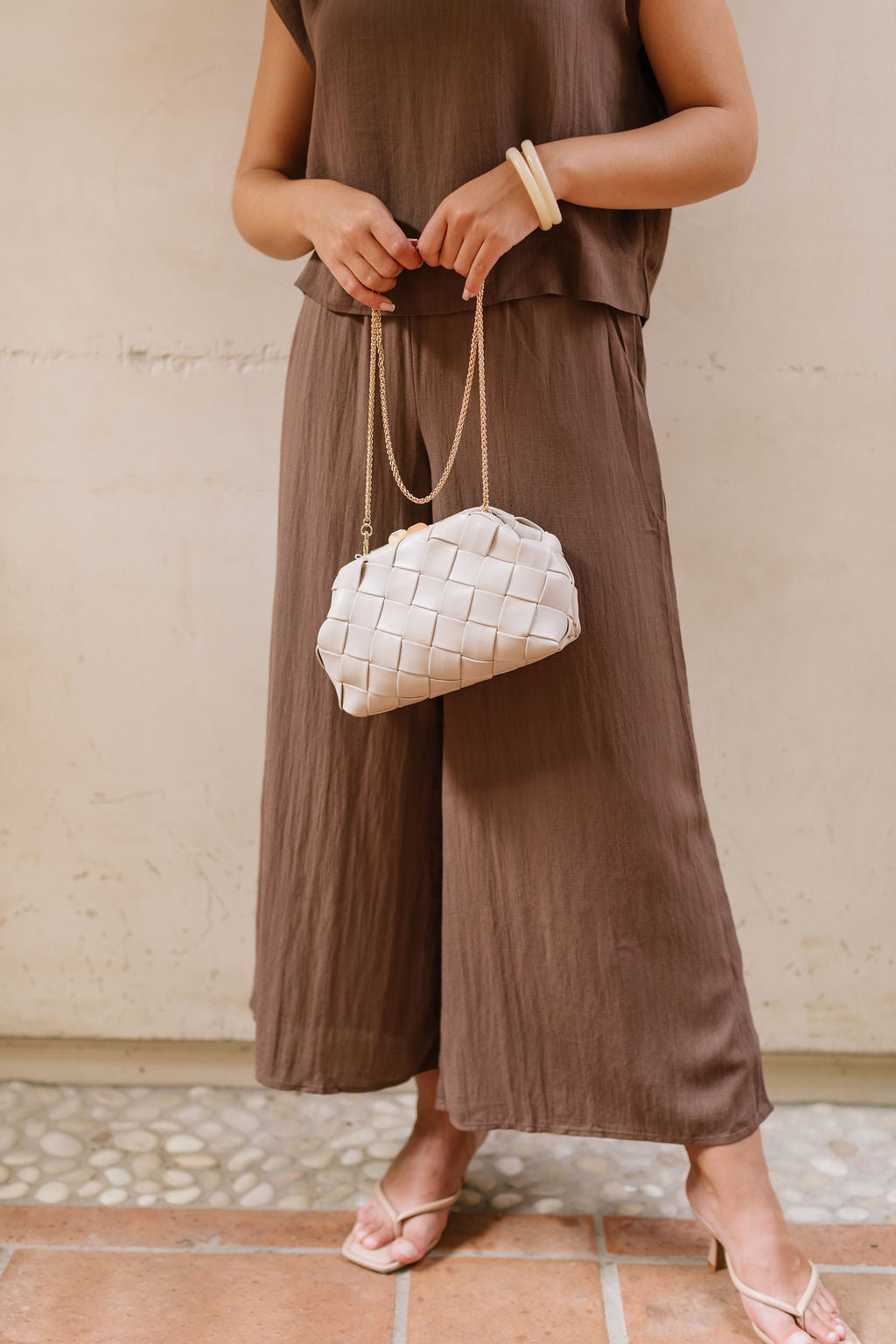 The Asha Chocolate Top + Pant Set - Sold Separately