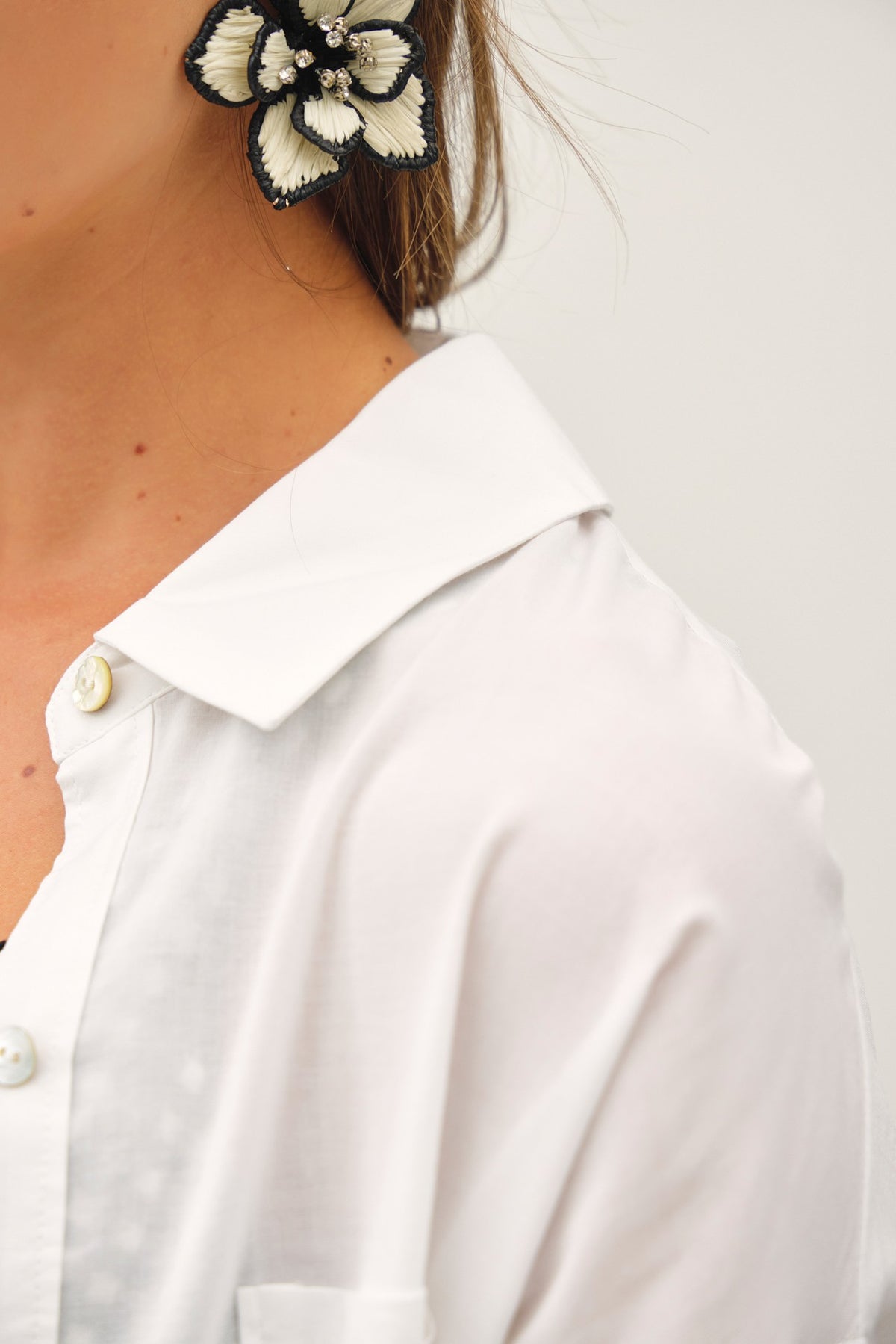 The Logan White Button Up Shirt