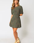 The Alice Puff Sleeves Mini Dress