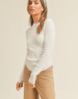 The Corissa Essential Ribbed Long Sleeve Top