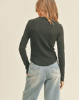 The Corissa Essential Ribbed Long Sleeve Top