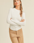 The Corissa Essential Ribbed Long Sleeve Top