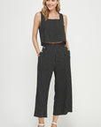 The Tessie Cropped Tank + Pant Set - Sold Separately