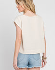 The Marissa Woven Boxy Top