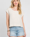 The Marissa Woven Boxy Top