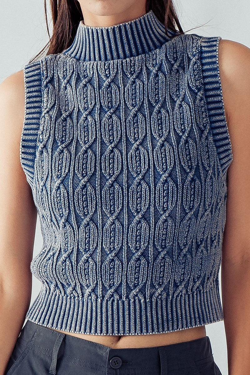 The Sydney Cable Knit Sweater Vest