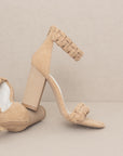 The Salma Braided Heels *Runway Exclusive*