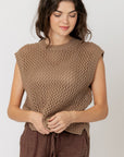 The Elianna Crochet Sweater Top
