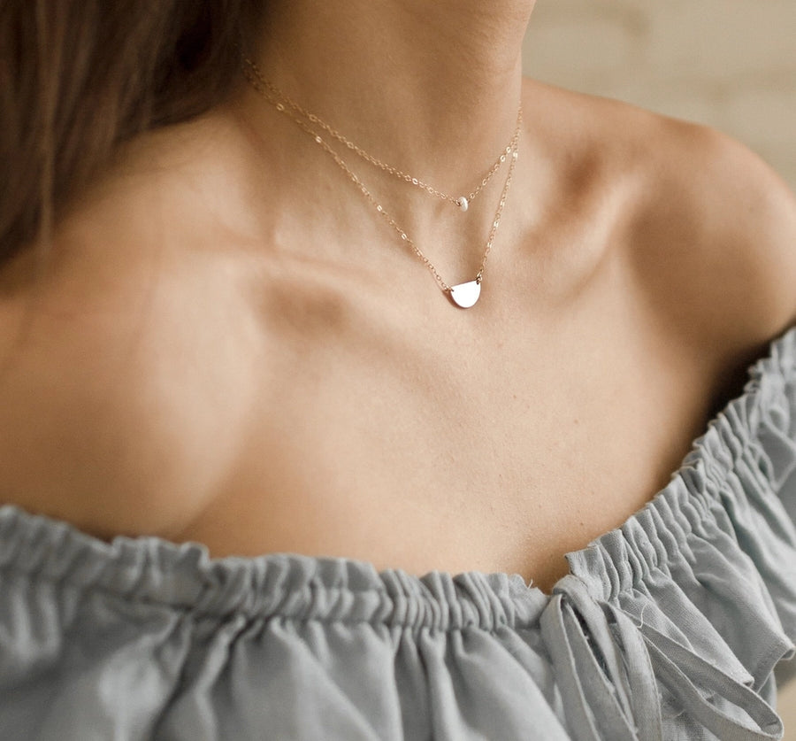 The Mini Pearl Necklace By Token Jewelry