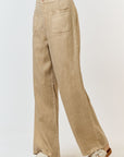 The Dasha Linen Patch Pocket Pants