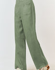 The Dasha Linen Patch Pocket Pants