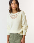 The Lexia Lace Sweater Top