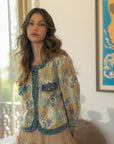 The Willow Floral Jacquard Jacket