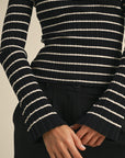 The Perry Striped Long Sleeve Top