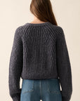 The Cara Rib-Knit Cardigan Sweater